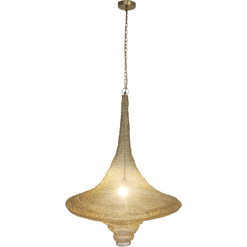 Canada 1 Light 30 inch Gold Pendant Ceiling Light